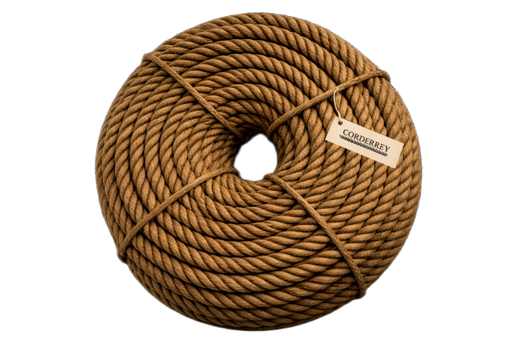 Rollo de Cuerda de Yute Natural 19 mm (3/4") – 100 kg