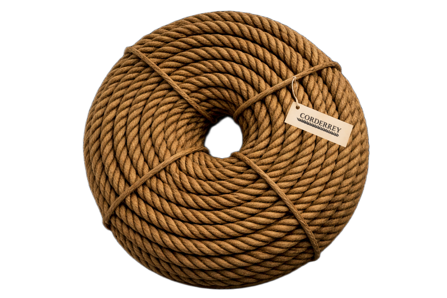 Rollo de Cuerda de Yute Natural 19 mm (3/4") – 100 kg