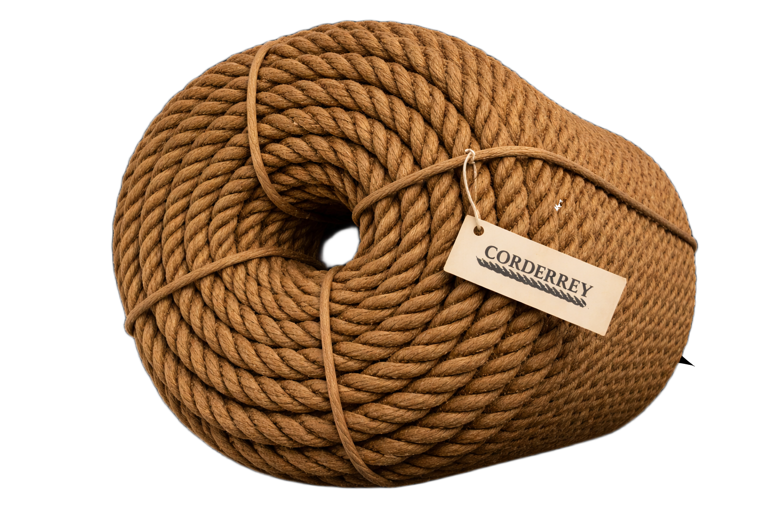 Rollo de Cuerda de Yute Natural 19 mm (3/4") – 100 kg