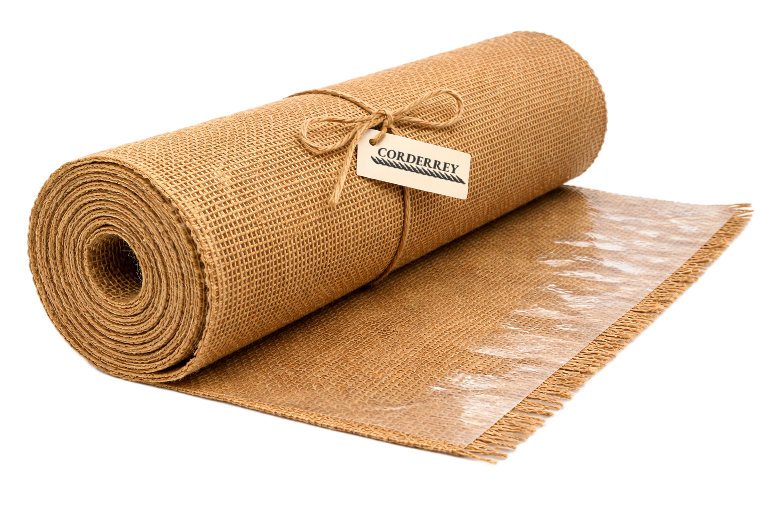 Tela de Yute Laminado en Rollo 1.30 m x 100 m