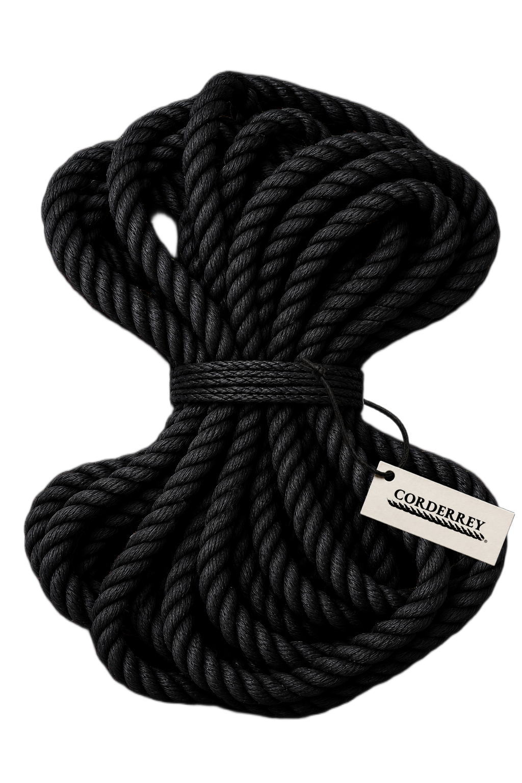 Rollo de Cuerda Ecológica Premium Negra con Protección UV – 13 mm (1/2")
