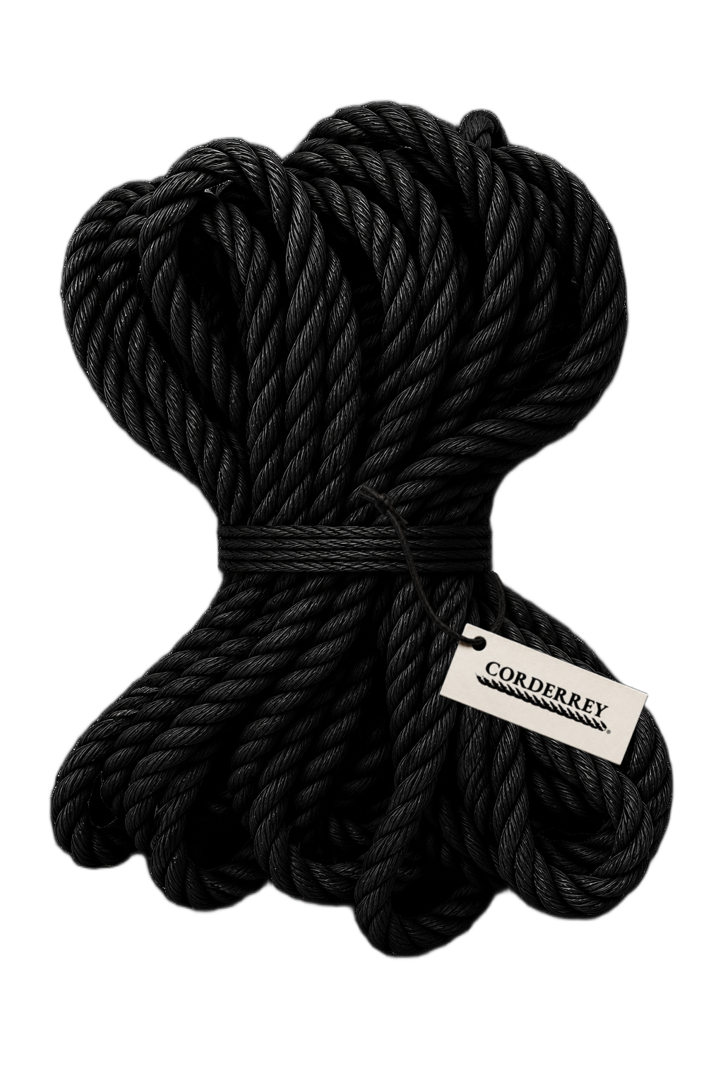 Rollo de Cuerda T2 Premium Negra con Protección UV – 16 mm (5/8")
