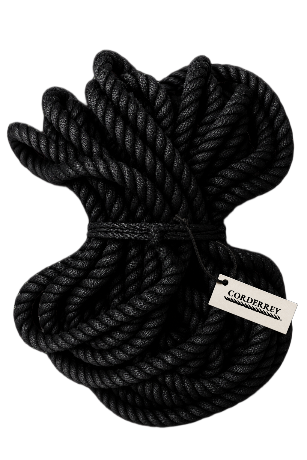 Rollo de Cuerda T2 Premium Negra con Protección UV – 19 mm (3/4")