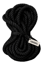 Rollo de Cuerda T2 Premium Negra 3 Cabos con Protección UV – 25 mm (1")