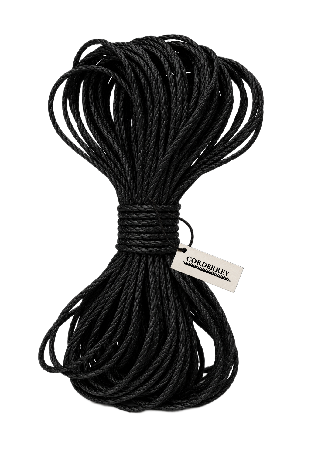 Rollo de Cuerda Ecológica Premium Negra con Protección UV – 6 mm (1/4")