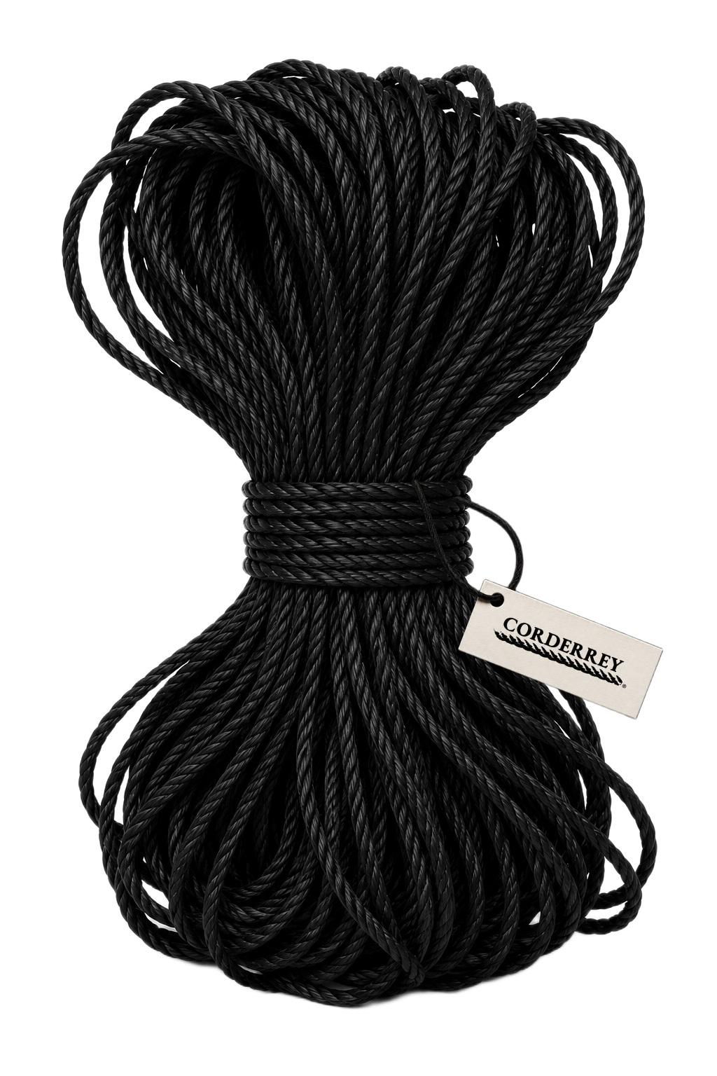 Rollo de Cuerda Ecológica Premium Negra con Protección UV – 8 mm (5/16")