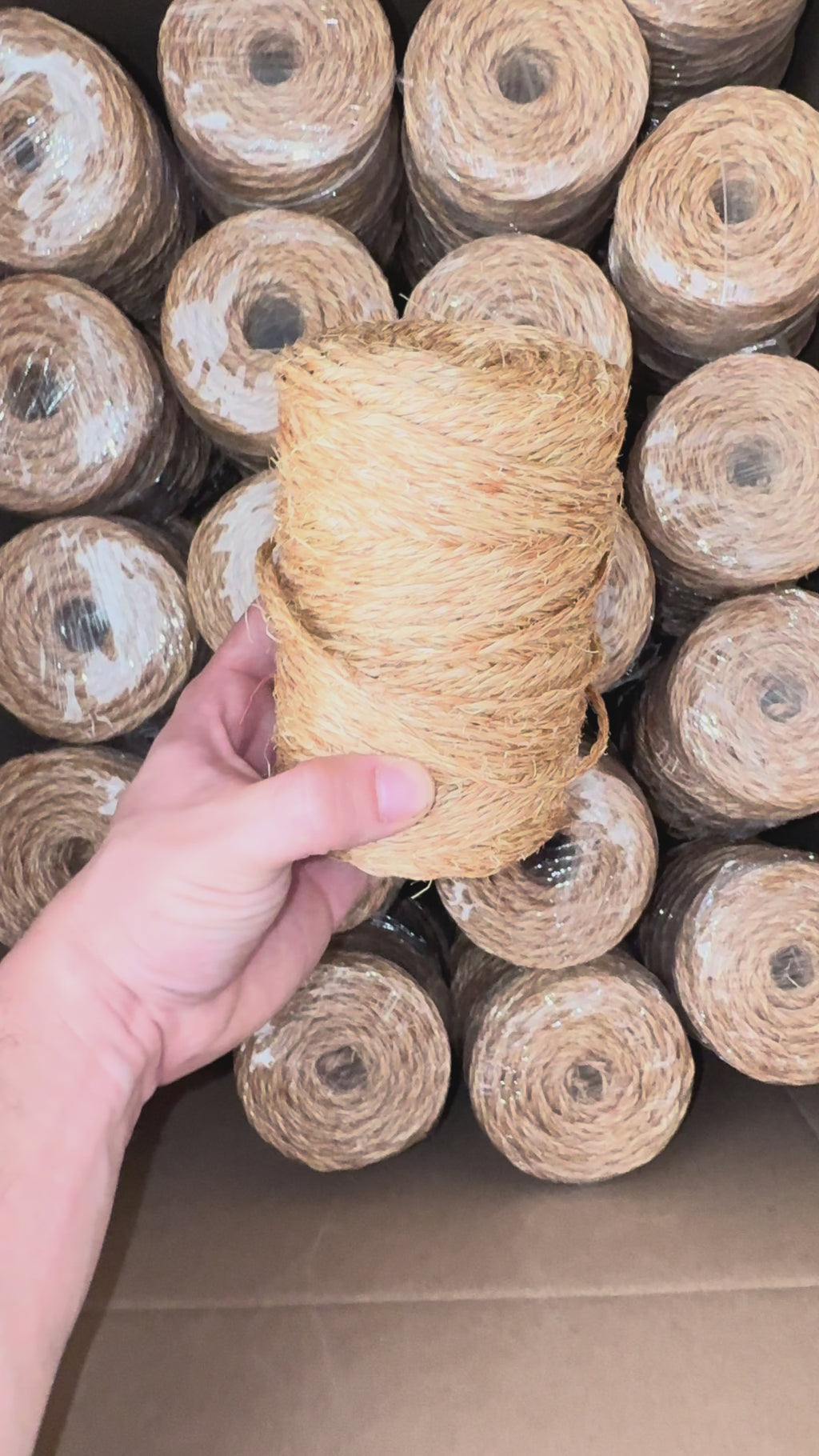 Hilo de Henequén 2 Cabos Rojo/Natural 470 g – 8C 3/1200