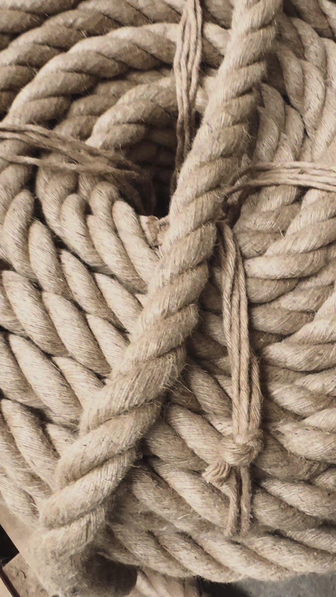 Rollo de Cuerda de Yute Natural 38 mm (1.5") – 100 kg