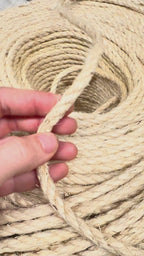 Roll of Henequen / Ixtle / Sisal Rope – Natural Twine 8 mm (5/16") – 25 kg