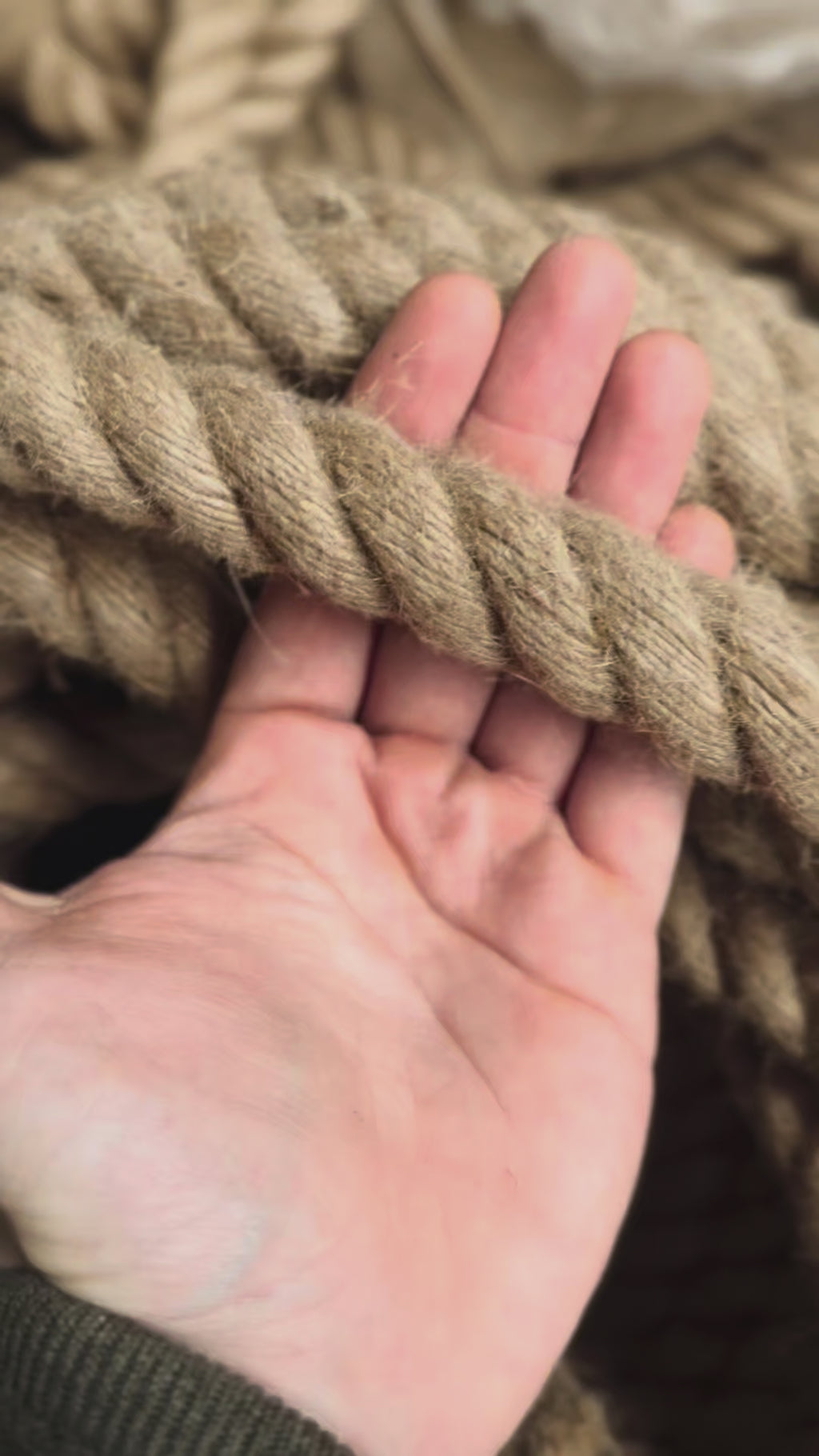 Rollo de Cuerda de Yute Natural 19 mm (3/4") – 100 kg