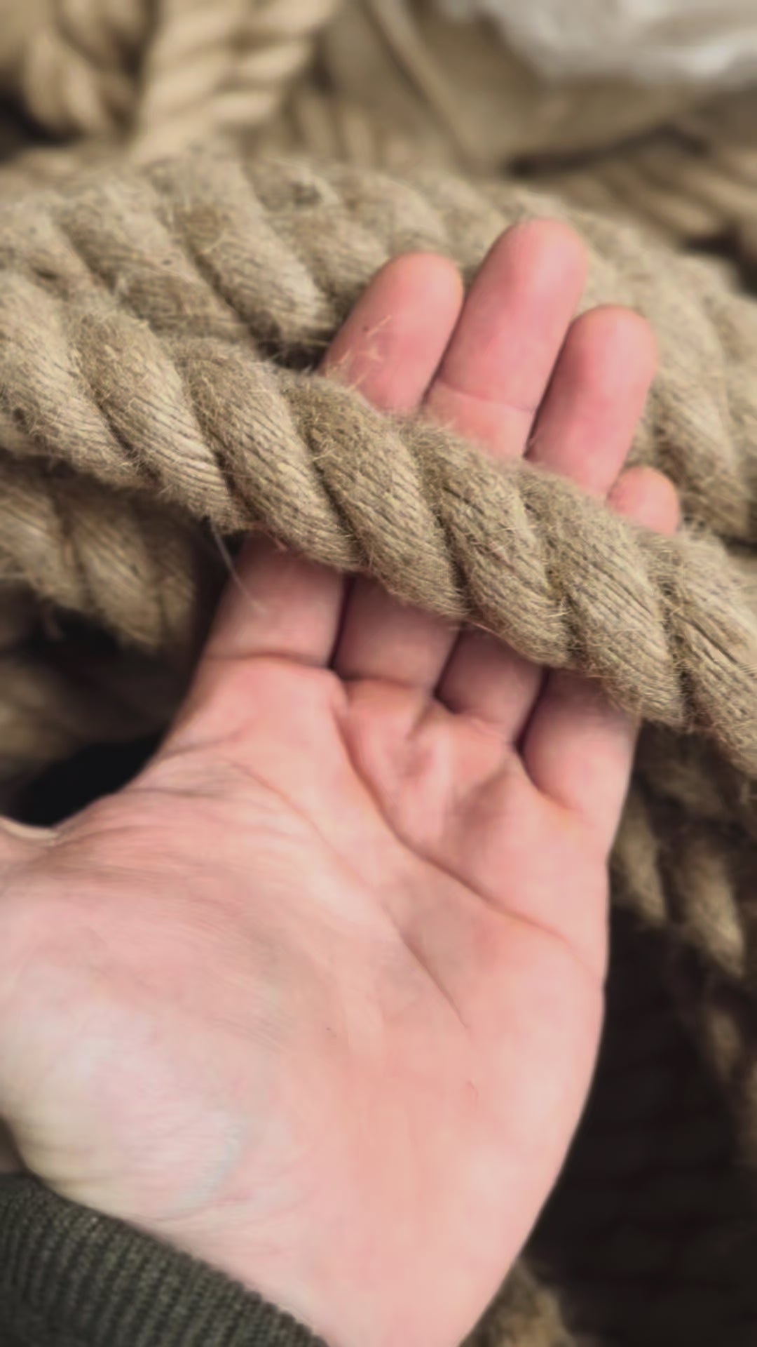 Rollo de Cuerda de Yute Natural 19 mm (3/4") – 100 kg