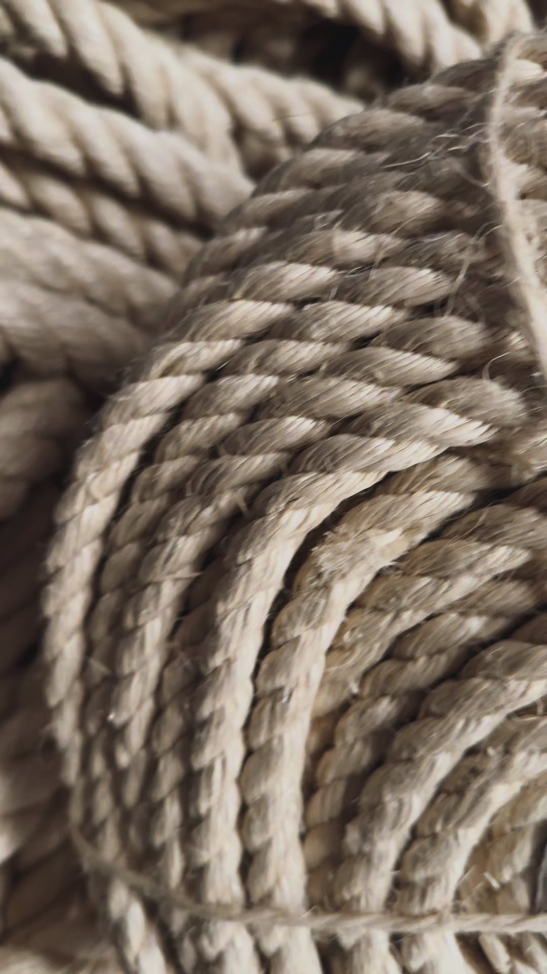 Rollo de Cuerda de Henequén / Ixtle / Sisal – Mecate Natural 16 mm (5/8")