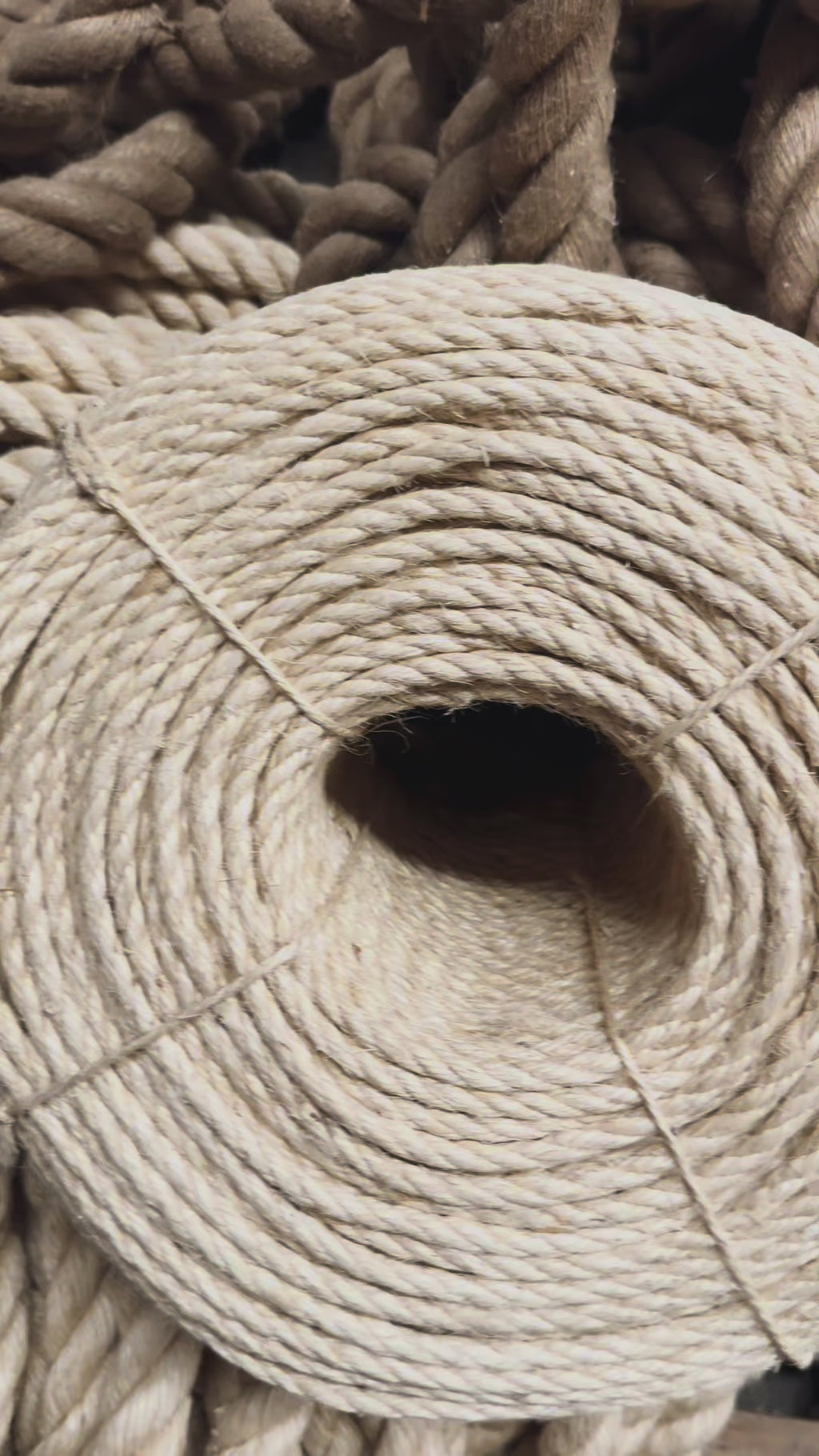 Rollo de Cuerda de Henequén / Ixtle / Sisal – Mecate Natural 10 mm (3/8")