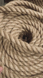 Roll of Natural Jute Rope 16 mm (5/8") – 40 kg 