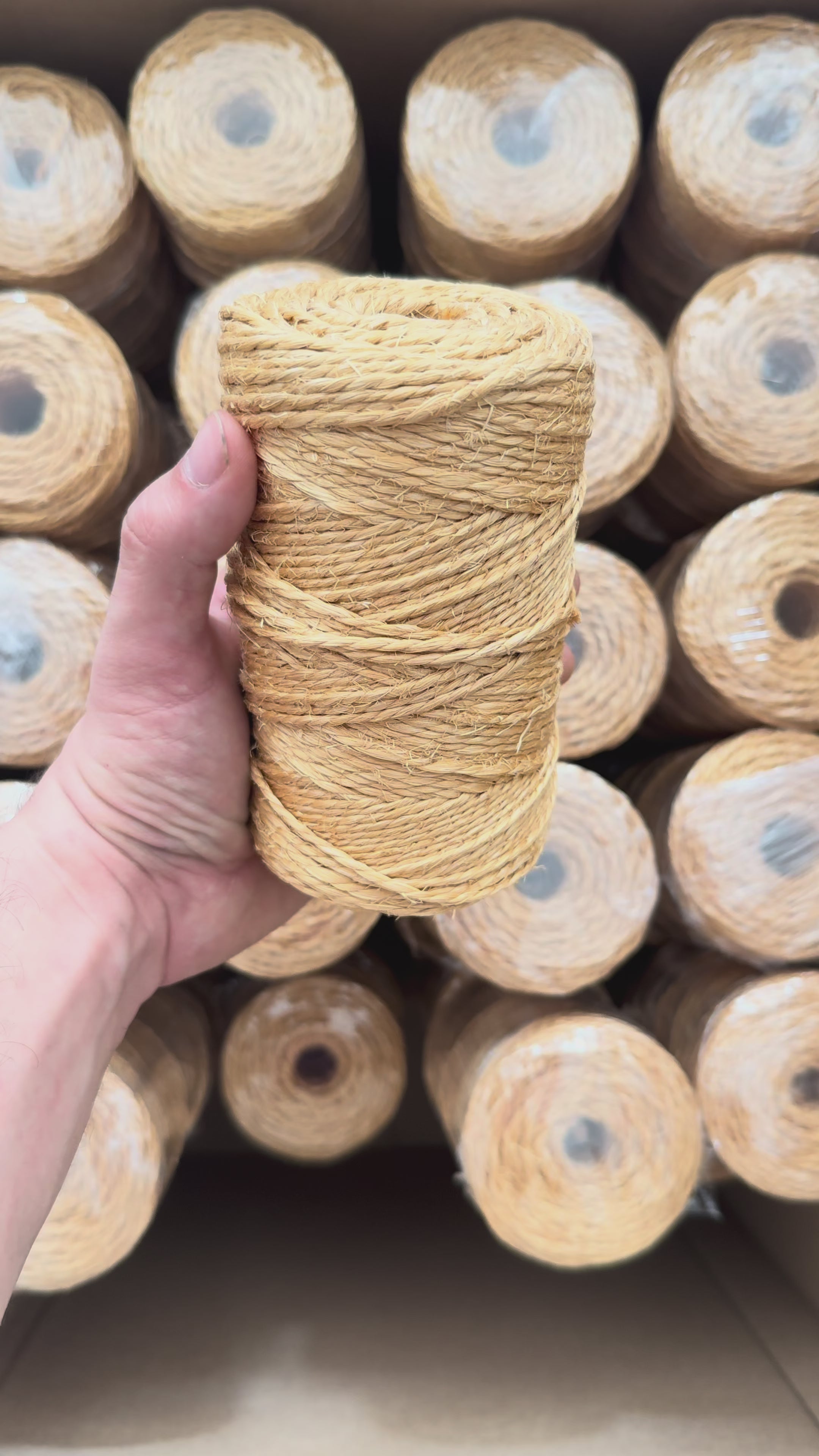 Hilo de Henequén 2 Cabos Natural Gold – 34 2/1350